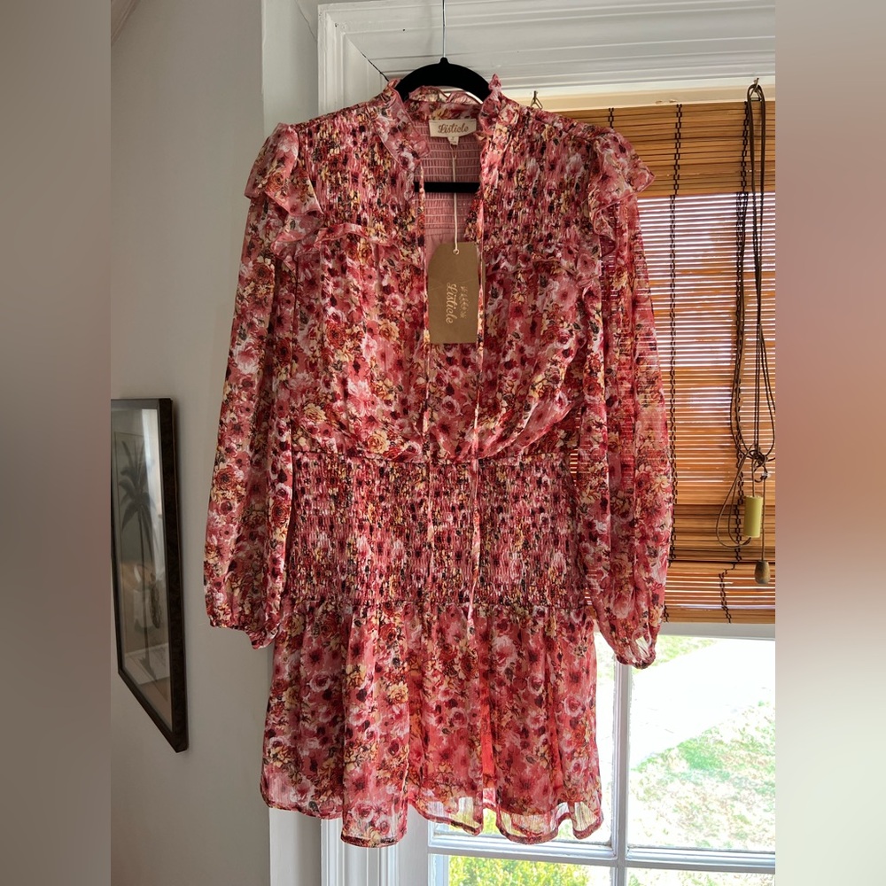 Listicle Floral Pink Dress
